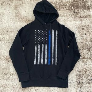 Blue line hoodie